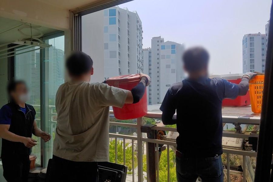 해운대구 작업 당일 현장