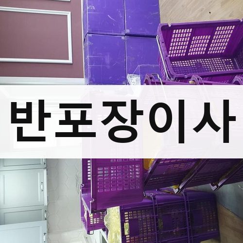 부산 반포장이사 포장이사